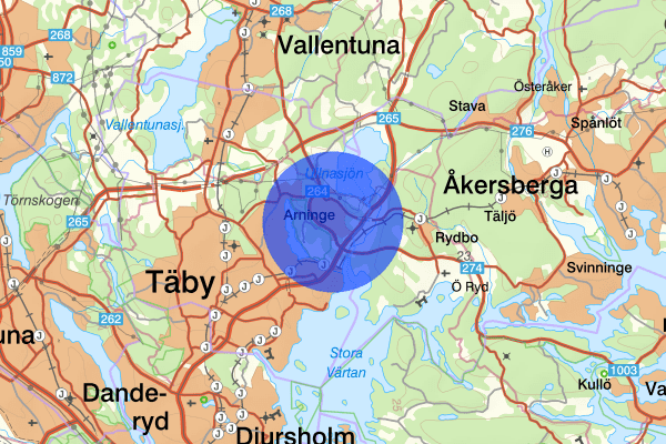 Arninge 29 mars 18:00, Rattfylleri, Täby