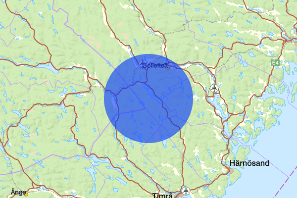 Graninge distrikt 30 mars 10:52, Trafikolycka, Sollefteå