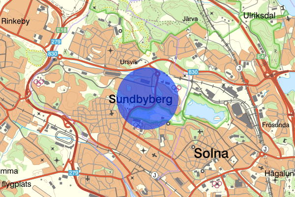 Hallonbergen 30 mars 15:51, Våld/hot mot tjänsteman, Sundbyberg