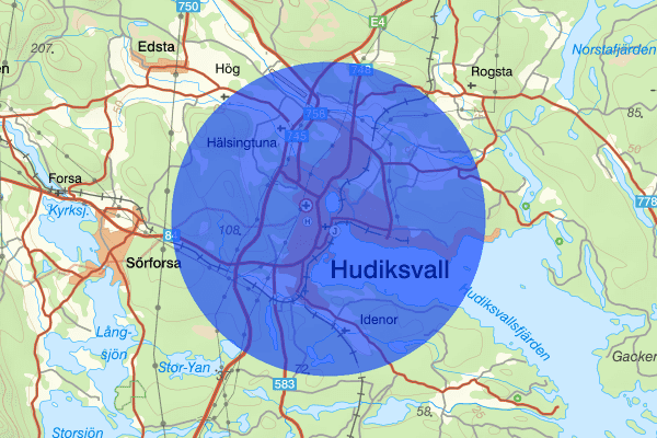 Hudiksvall 31 mars 08:48, Trafikolycka, smitning från, Hudiksvall