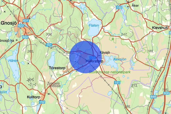 Hillerstorp 31 mars 16:11, Trafikolycka, Gnosjö