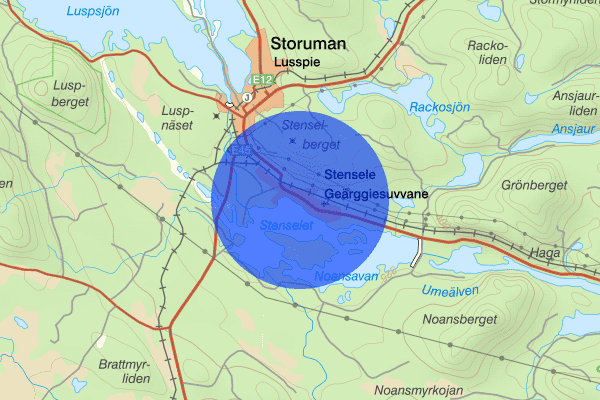 Stensele 02 april 12:39, Trafikkontroll, Storuman