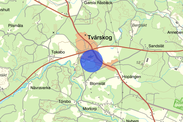 Gamla Tokabovägen 03 april 18:25, Brand, Kalmar