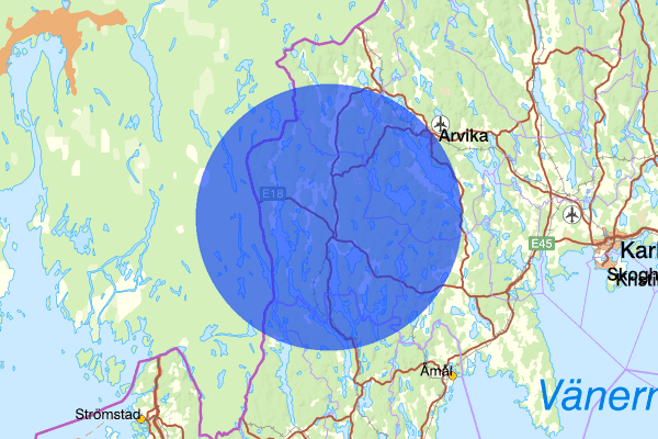  05 april 21:18, Trafikolycka, personskada, Årjäng