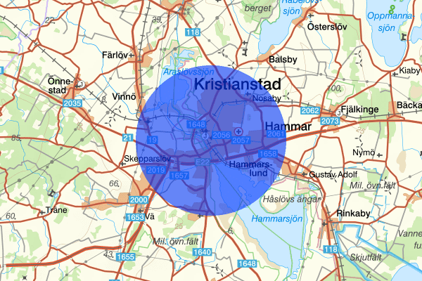 Kristianstad 07 april 10:57, Rån, försök, Kristianstad