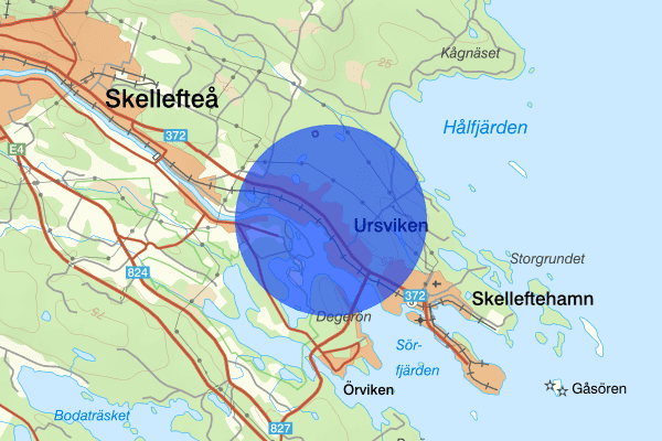 Ursviken 07 april 20:42, Rattfylleri, Skellefteå