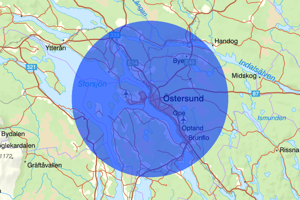 Östersund 08 april 09:00, Olaga hot, Östersund