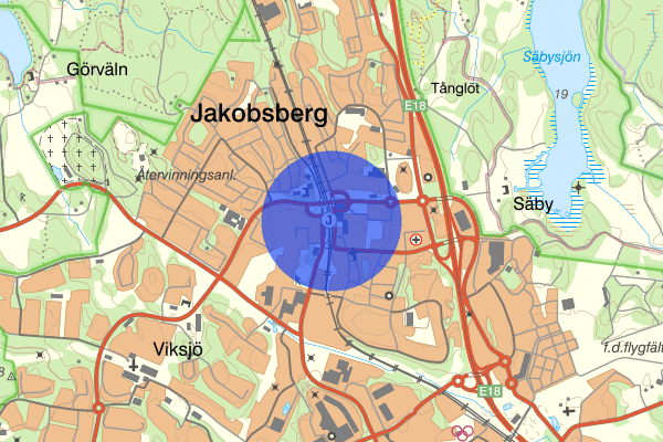 Jakobsberg 08 april 08:27, Brand, Järfälla