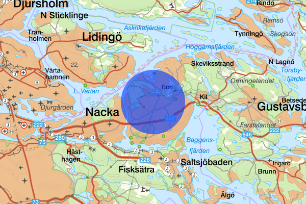 Orminge 08 april 19:16, Misshandel, Nacka