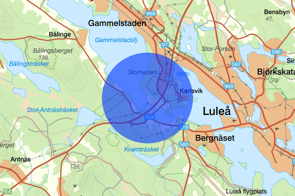 Norra Gäddvik 10 april 10:17, Trafikolycka, Luleå