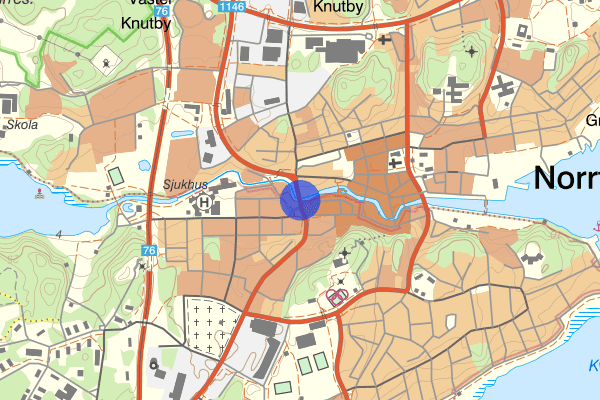 Stockholmsvägen 10 april 23:49, Rattfylleri, Norrtälje