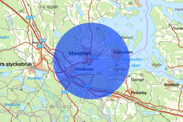 Mariefred 11 april 15:56, Brand, Strängnäs