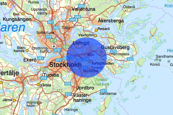  11 april 15:54, Trafikolycka, personskada, Nacka