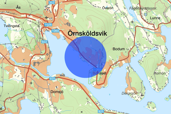 Järvedsleden 11 april 18:55, Trafikkontroll, Örnsköldsvik