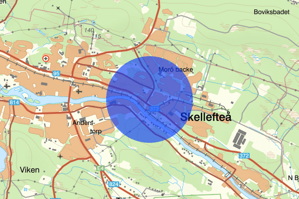 Hedensbyn 12 april 07:27, Arbetsplatsolycka, Skellefteå