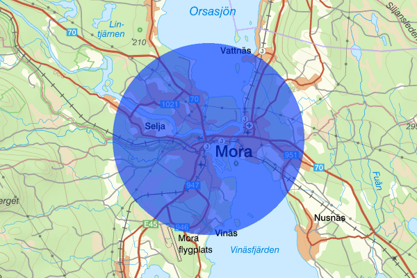 Mora 12 april 13:38, Skadegörelse, Mora