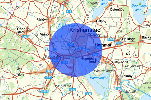 Kristianstad 13 april 01:44, Misshandel, Kristianstad