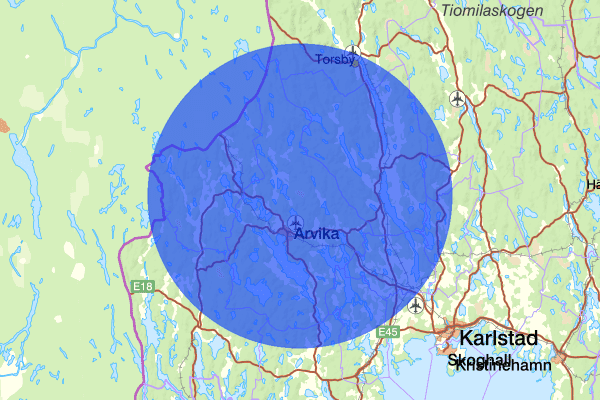  13 april 07:24, Sammanfattning natt, Värmlands län