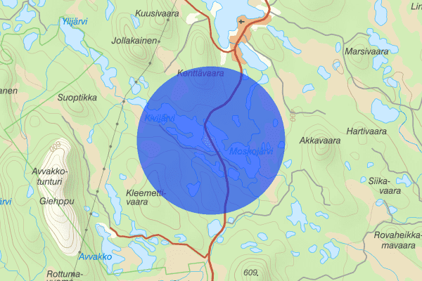 Moskojärvi 13 april 17:00, Trafikolycka, Gällivare