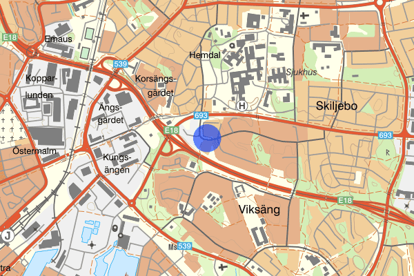 Klockartorpsgatan 13 april 16:27, Trafikolycka, personskada, Västerås