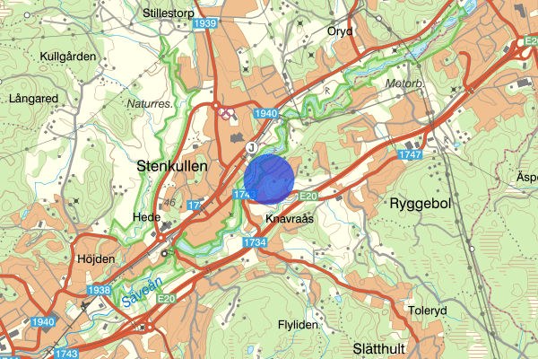 Västra Knavraås 13 april 19:57, Trafikolycka, Lerum