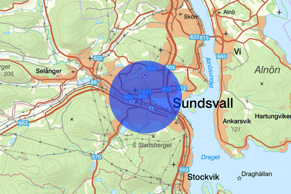 Norrmalm 14 april 08:32, Olaga intrång, Sundsvall