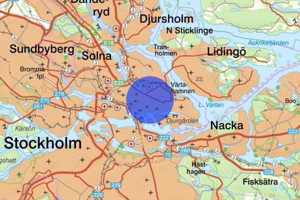 Östermalm 15 april 00:42, Våld/hot mot tjänsteman, Stockholm