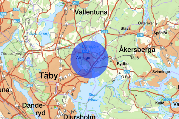 Arninge 16 april 02:21, Rattfylleri, Täby