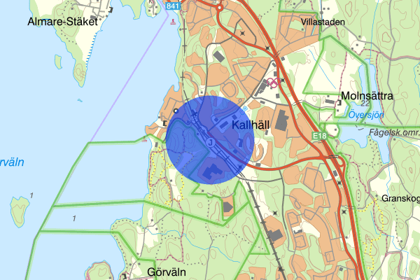 Kallhäll 16 april 14:33, Skottlossning, misstänkt, Järfälla