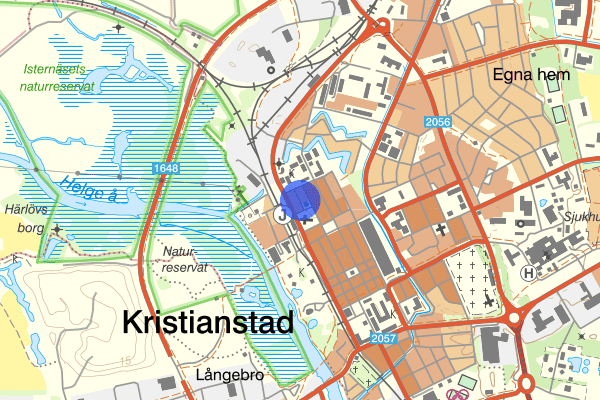 Teatergatan 17 april 01:44, Brand, Kristianstad