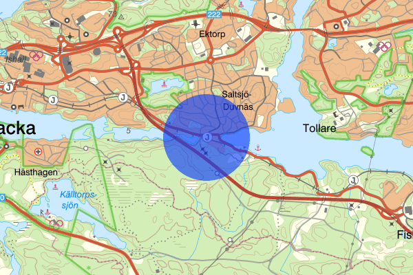 Saltsjö-Duvnäs 17 april 10:02, Brand, Nacka