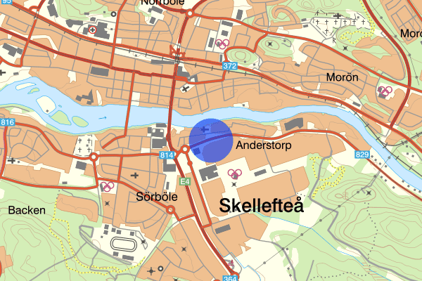 Anderstorpsleden 17 april 17:55, Trafikolycka, Skellefteå