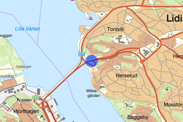 Södra Kungsvägen 17 april 15:47, Trafikbrott, Lidingö