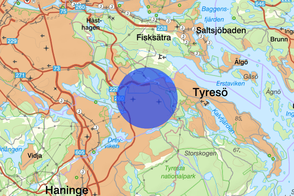 Bollmora 18 april 03:20, Brand, Tyresö