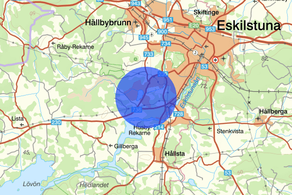 Borsökna 18 april 21:35, Brand, Eskilstuna