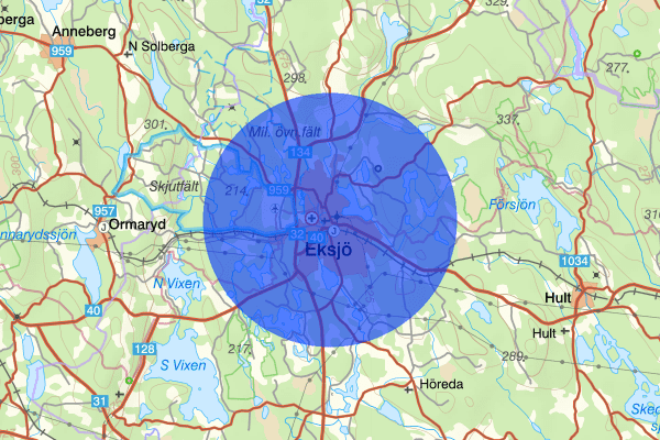 Eksjö 19 april 15:40, Trafikolycka, personskada, Eksjö