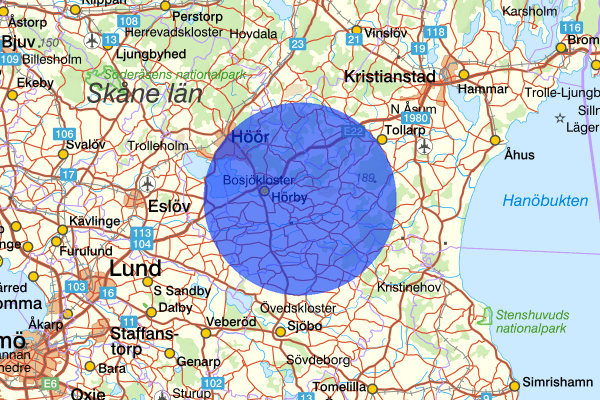  20 april 03:04, Brand, Hörby