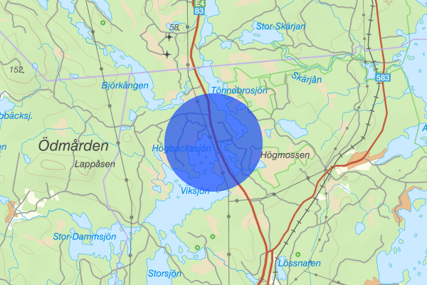 Högbacka 20 april 17:11, Trafikolycka, Gävleborgs län