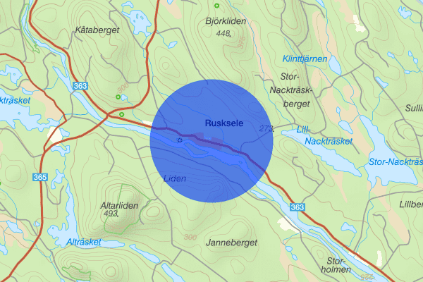 Rusksele 20 april 19:58, Trafikkontroll, Lycksele