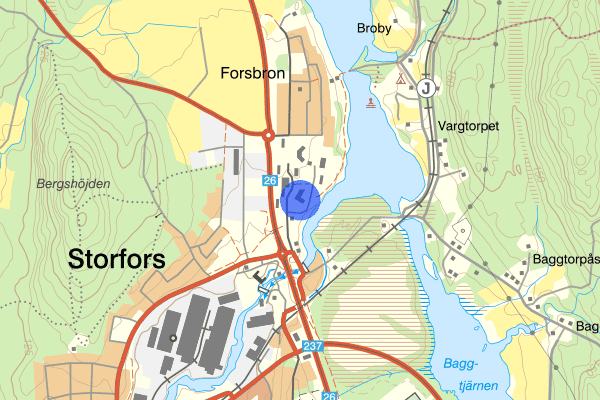 Forsbrogatan 21 april 15:21, Brand, Storfors