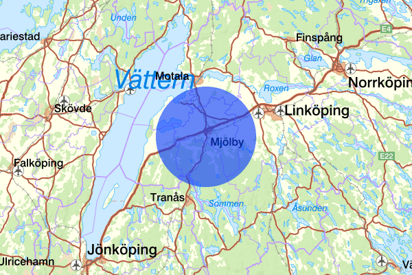  21 april 16:19, Trafikolycka, Mjölby