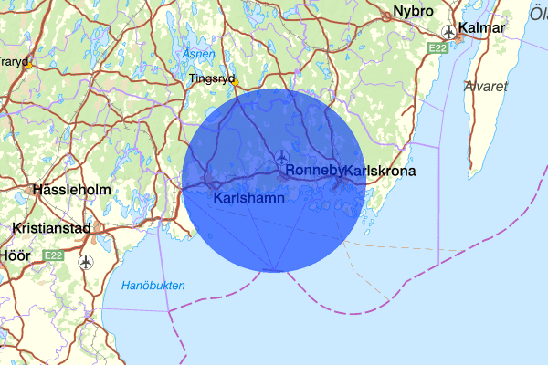  22 april 14:01, Trafikolycka, Ronneby