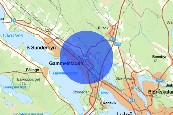 Gammelstad 23 april 09:19, Trafikkontroll, Luleå