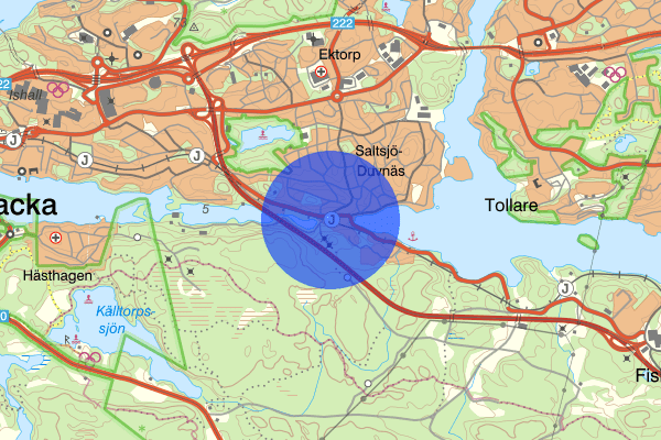 Saltsjö-Duvnäs 24 april 03:20, Stöld, försök, Nacka