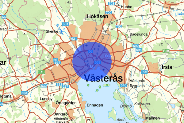 Östermalm 24 april 12:04, Vapenlagen, Västerås