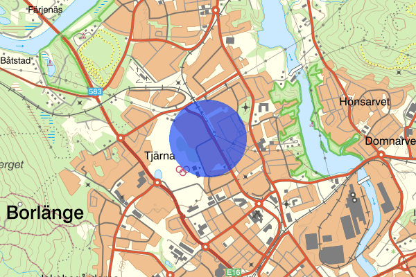 Allfarvägen 24 april 18:20, Rån, försök, Borlänge