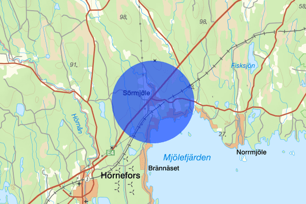 Sörmjöle 25 april 16:30, Trafikolycka, Umeå