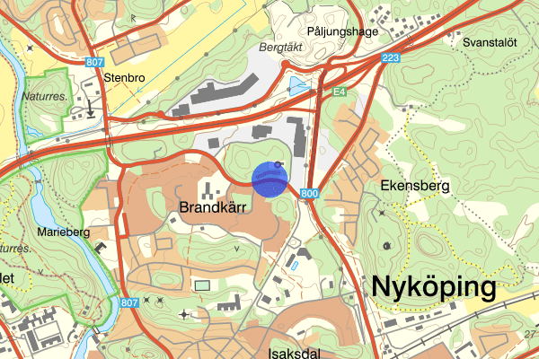 Brandkärrsvägen 27 april 16:57, Trafikolycka, Nyköping