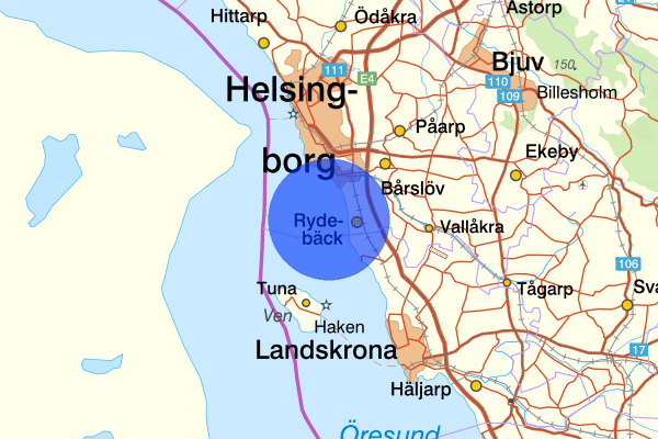 Rydebäck 29 april 01:01, Skadegörelse, Helsingborg