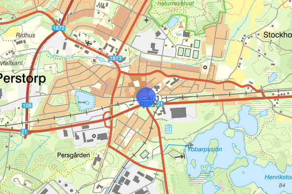 Järnvägsgatan 29 april 01:59, Brand, Perstorp